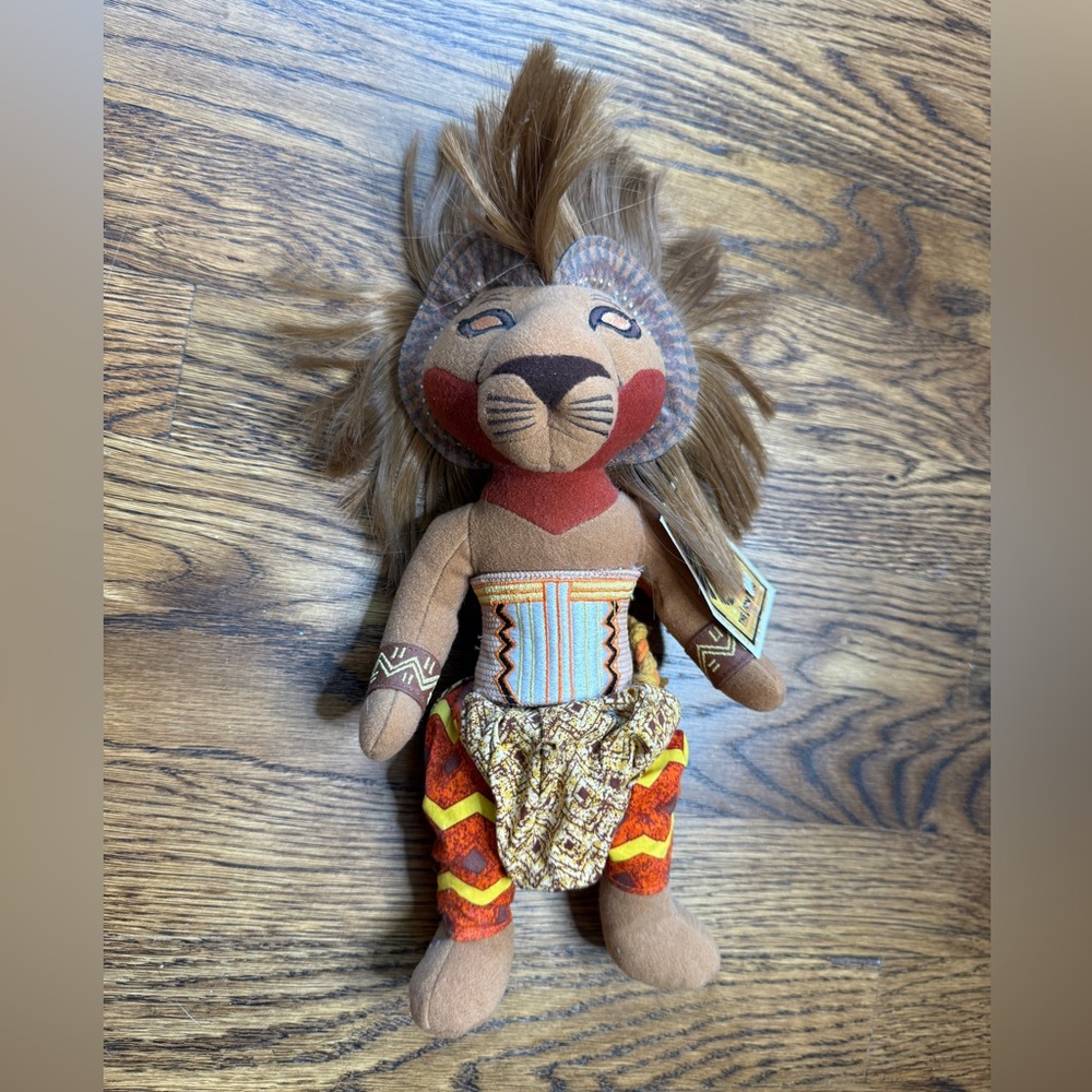 NWT  Disney The Lion King Broadway Musical Simba Plush Toy